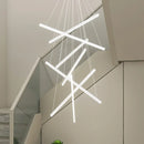 Axyaa Modern Minimalist Line Chandelier for Luxury Home Décor
