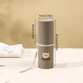 Axyaa Travel Toothbrush Case & Mouthwash Cup Set