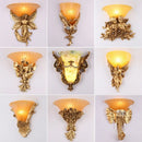 Axyaa Angel Resin Wall Lamp - Nordic Bedroom Crystal Bedside Light