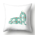 Axyaa Geometric Animal Series Pillowcase: Stylish Sofa Chair Seat Cover for Home Decor