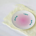 Axyaa Bamboo Fiber Plate - Cute Nordic Style Cartoon Tableware for Breakfast or Dessert