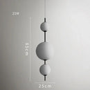 Axyaa Glass LED Magic Bean Chandelier for Modern Spaces