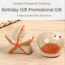 Axya Starfish Ceramic Seasoning Jar Set for Kitchen, Salt & Pepper Shaker Pair