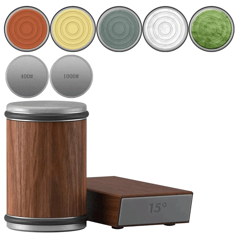 Axya Roller Multi-Angle Knife Sharpener with Replaceable Stones