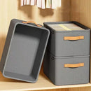 Axyaa Wardrobe Organizer: Foldable Storage Box with Handle, Steel Frame for Pants & Sweaters