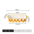 Axyaa Ceramic Oval Baking Dish Pan with Handle - Kitchen Roasting Lasagna and Cheese Pan