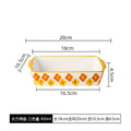 Axyaa Ceramic Oval Baking Pan Handle Roasting Lasagna Kitchen Dish