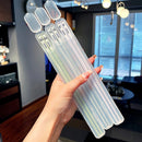 Axyaa Panda Chopsticks Set with Storage Box: Durable Alloy, Anti-Slip, Cute Design