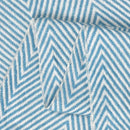 Axyaa Herringbone Faux Cashmere Throw Blanket - Lightweight Cozy for Bed or Sofa