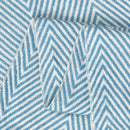 Axyaa Herringbone Faux Cashmere Fringe Throw Blanket - Lightweight & Cozy for Bed/Sofa