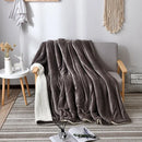 Axyaa Nordic Light Luxury Lamb Wool Flannel Double Layer Thick Quilt Blanket