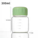 Axyaa High Borosilicate Glass Portable Coffee Cup with Scale