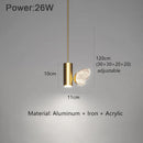 Axyaa Nordic Butterfly LED Chandelier - Gold Luxury Lighting for Bedroom, Dining Room & Parlor