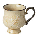 Axyaa Hibiscus Cup Medieval Relief Tall Mug, 300ml