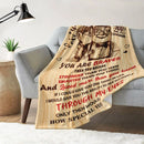 Axyaa Romantic Love Blanket for Wife: Mothers Day, Anniversary, Birthday Gift