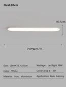 Axyaa Modern Round LED Dimmable Ceiling Light for Bedroom and Study Room