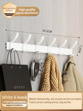 Axyaa Space Aluminum Wall Hook Hanger for Bathroom and Closet