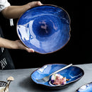 Axya Ceramic Dinnerware Set - European Style Plate, Bowl, Dish for Serving and Dining