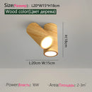 Axyaa Antique Walnut Downlight Ceiling Light - Surface Mounted Living Room & Bedroom Lighting