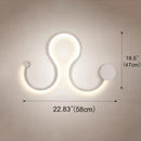Axyaa Nordic LED Wall Lamp for Bedroom and Living Room Decor