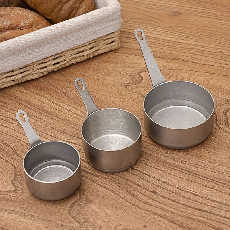 Axyaa Stainless Steel Seasoning Cups Set for Steak and Sauce - Small and Stylish