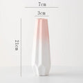 Nordic Pink Plastic Vase by Axyaa - Modern Home Decor & Floral Storage