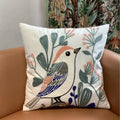 Axyaa Embroidered Floral Pillowcase Set - Soft Cotton Cushion Covers