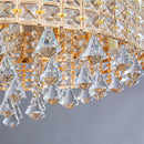 Axya LED Crystal Ceiling Light for Modern Living Room and Bedroom Decor