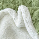 Axyaa Double Thickened Throw Blanket for Winter - Super Soft Cozy Sofa Bed Cover