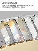 Axyaa Crystal Ceiling Light: Minimalist Nordic Bedroom Fixture