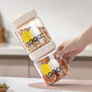 Axyaa Multigrain Storage Box: Transparent Food Jar, Sealed, Kitchen Organizer, Dried Storage Jar.