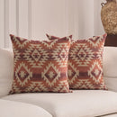 Axyaa Ethnic Diamond Wool Pillow Cover - Geometric Boho Style for Home Decor