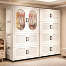 Axyaa Double-Door Foldable Wardrobe - Large Capacity Clothes/Quilts Storage, Bedroom/Living Room