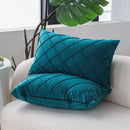 Soft Velvet Axyaa Cushion Cover - Comfortable Sofa Pillowcase for Stylish Home Decor