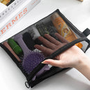 Axyaa Clear Square Zipper Makeup Bag Organizer Pouch