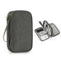 Axyaa Electronics Accessories Organizer Bag: Portable, Waterproof, Double Layers Storage for Cable Wires