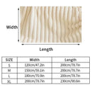 Axyaa Cozy Fluffy Blanket for Bedroom - Soft Solid Color Bedspread & Bed Cover
