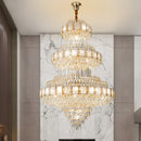 Axyaa Loft Apartment Villa Living Room Crystal Chandelier - Simple European Crystal Lamps