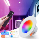 Axyaa Smart Bluetooth LED Downlight 10W Dimmable Ceiling Lamp Remote Control