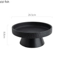 Axya High-Footed Ceramic Kitchen Plate Set