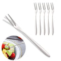 Axyaa Stainless Steel Fruit Fork Set