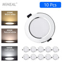 Axyaa LED Downlight Recessed Ceiling Lamp 3-color dimmable Spotlight 5W-15W AC 220V