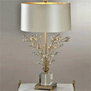Axyaa Crystal Branch LED Desk Lamp - Modern & Decorative Lighting for Bedroom