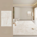 Axyaa Soft Cream Style Carpet Rug | Thick Washable Fluffy Mat for Living Room & Bedroom