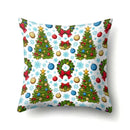 Axyaa Christmas Tree Throw Pillow Case - Festive Xmas Cushion Cover for Home Decor