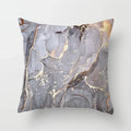 Axyaa Marble Ocean Sea Pattern Polyester Throw Pillow Cover - Home Sofa Decor