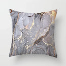 Axyaa Marble Ocean Sea Pattern Polyester Throw Pillow Cover - Home Sofa Decor