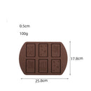 Axyaa Christmas Silicone Chocolate Mold, Heart-Shaped Biscuit Mold - Creative Baking Tool