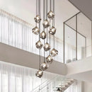 Axyaa Nordic Stair Chandelier, Living Room Pendant Lights, Ceiling Light, Indoor Lighting