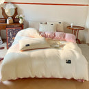 Axyaa Velvet Duvet Cover Set - Warm & Cozy Bedding for Twin Queen King